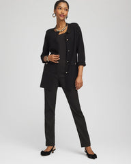 Chico's Outlet - Button-Down Crewneck Coatigan