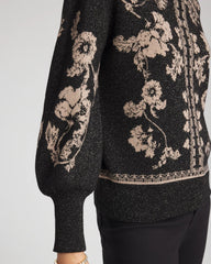 Chico's Online - Bryne Jacquard Mockneck Pullover