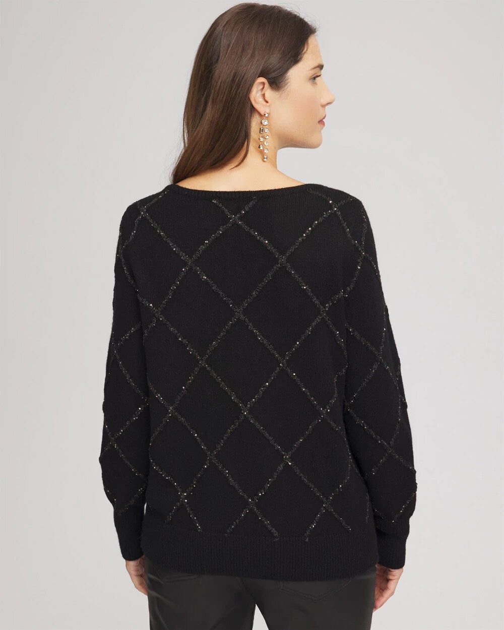 Chico's US - Sparkling Diamonds Pullover Sweater