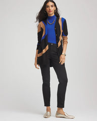 Chico's Ella Colorblock Cardigan Sweater