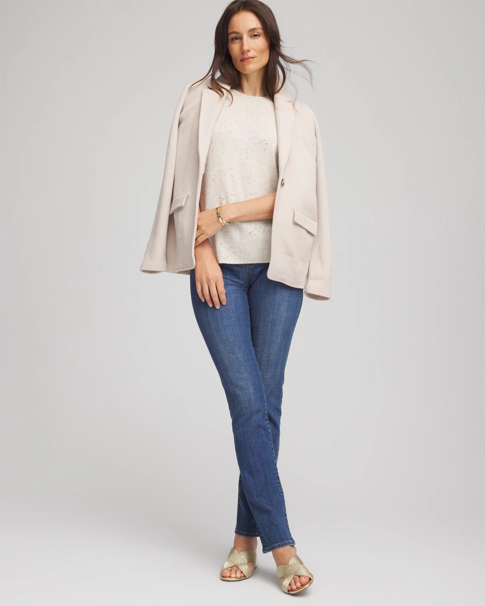 Chico's Discount - Crewneck Cashmere Pullover Sweater