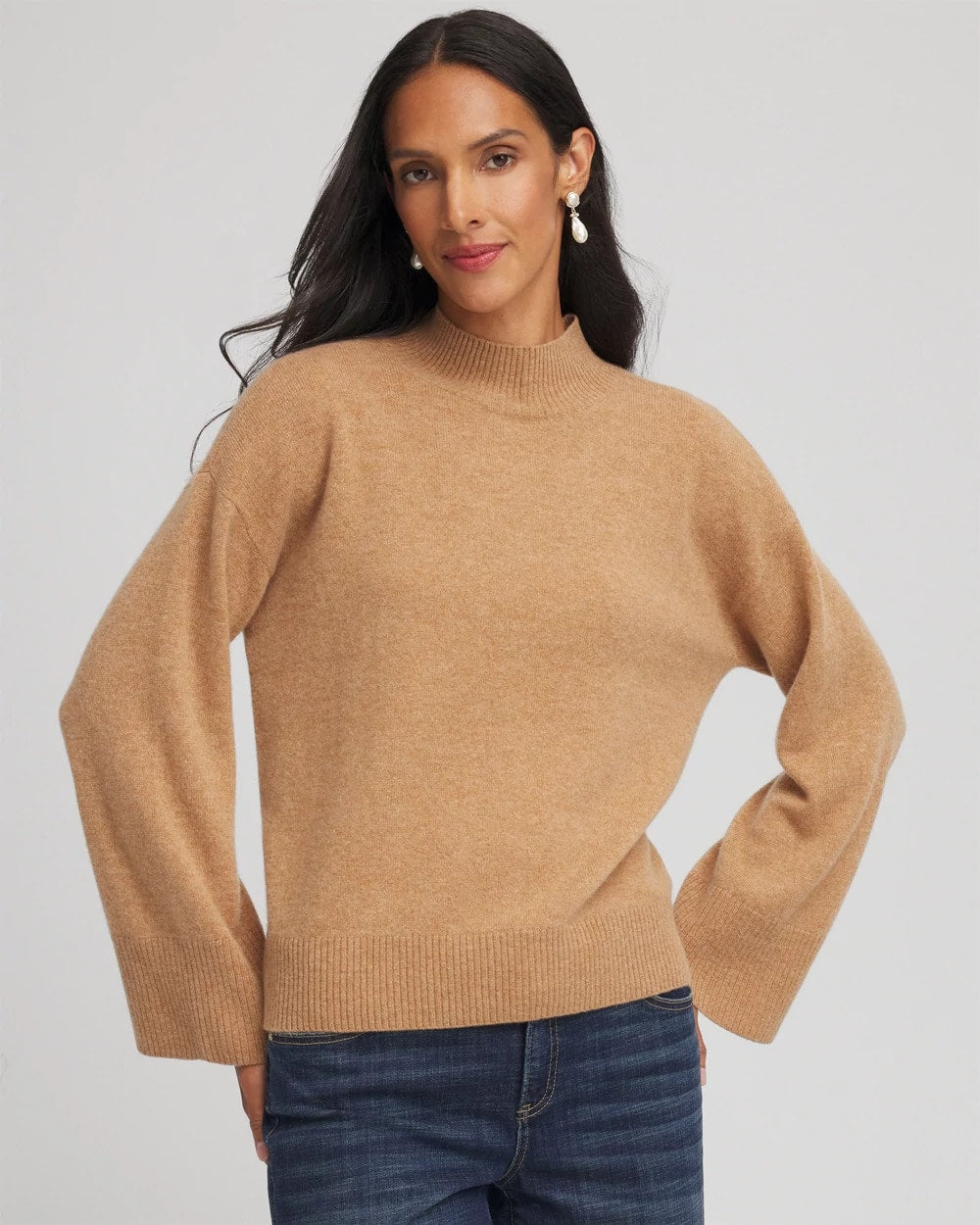 Chico's Sale - Cashmere Mockneck Sweater