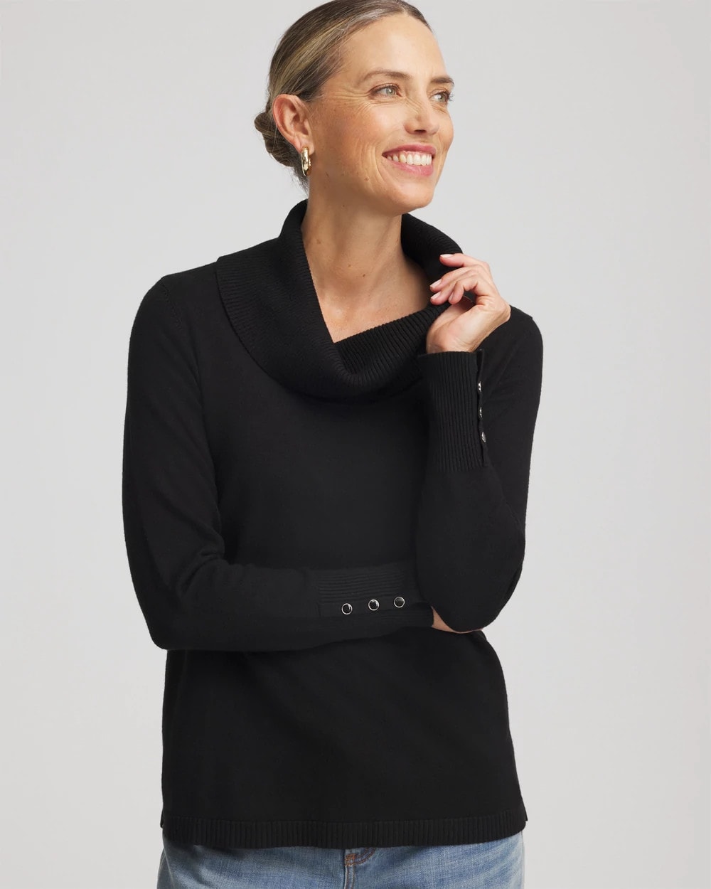 Chico's For Sale - Cowlneck Long-Sleeved Sweater