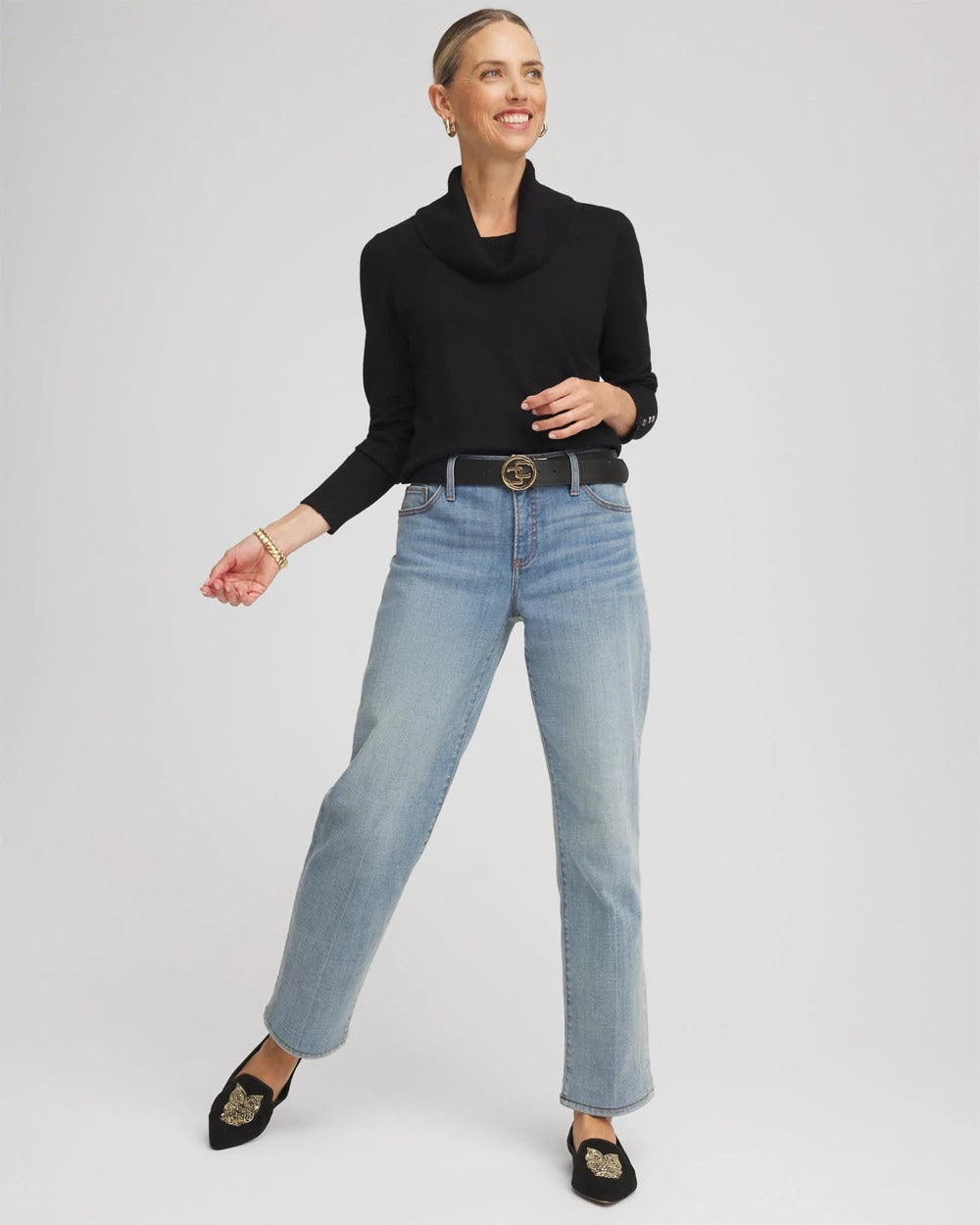 Chico's For Sale - Cowlneck Long-Sleeved Sweater