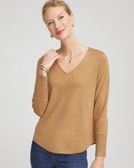 Chico's Online - Ella V-Neck Embellished Pullover Sweater