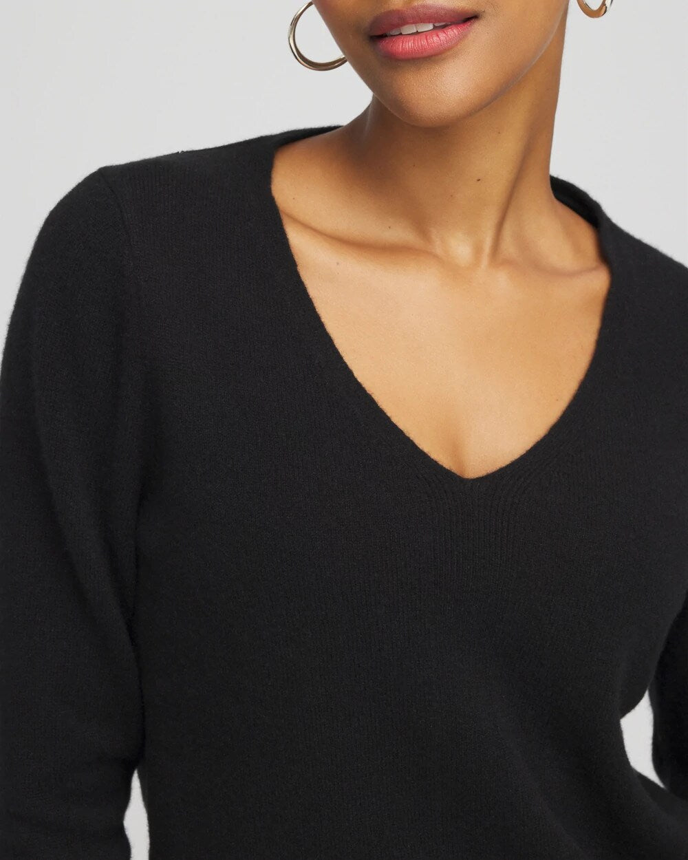 Chico's On Sale - Relaxed V-Neck Cashmere Sweater