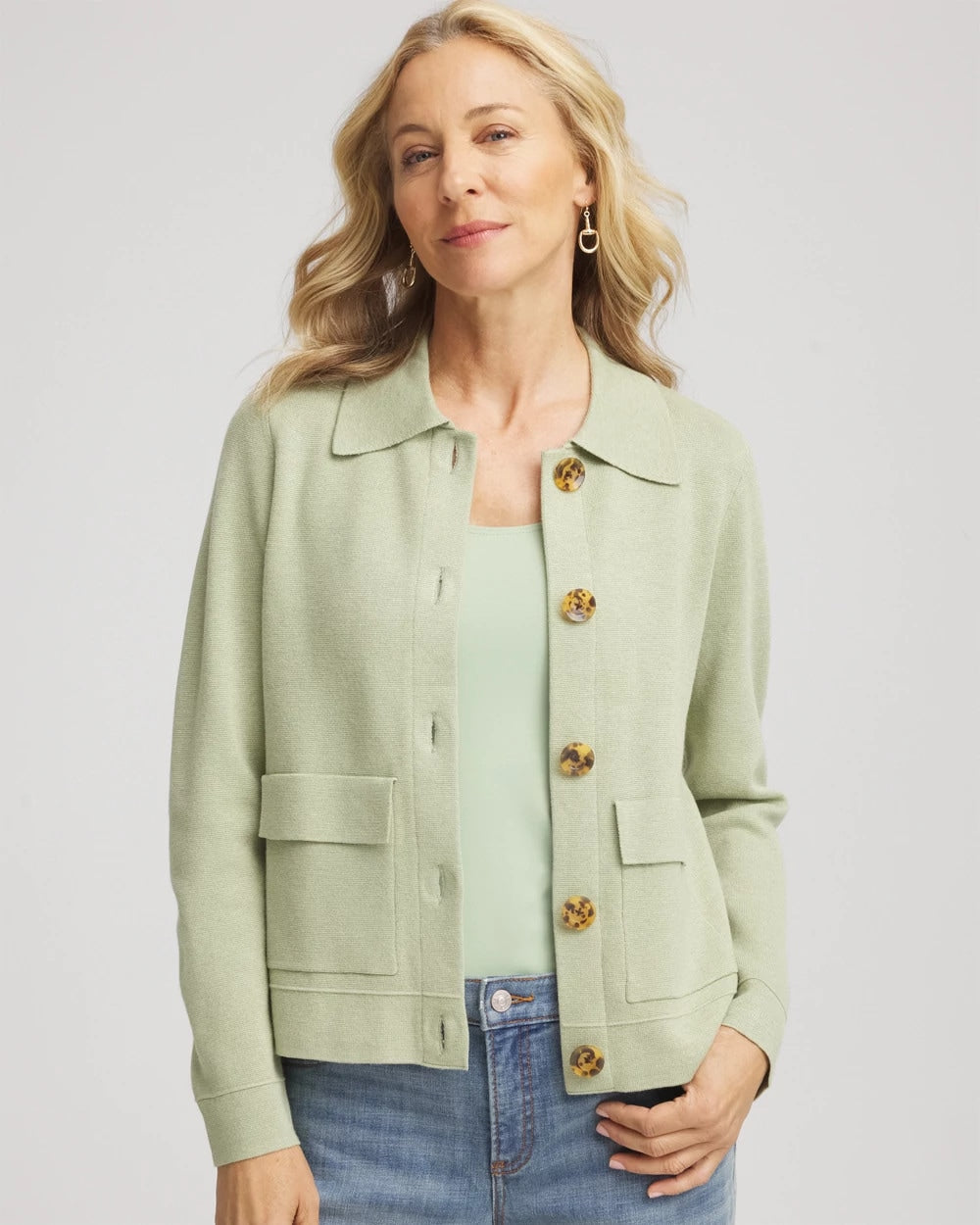 Chico's US - Button-Front Cardigan Jacket