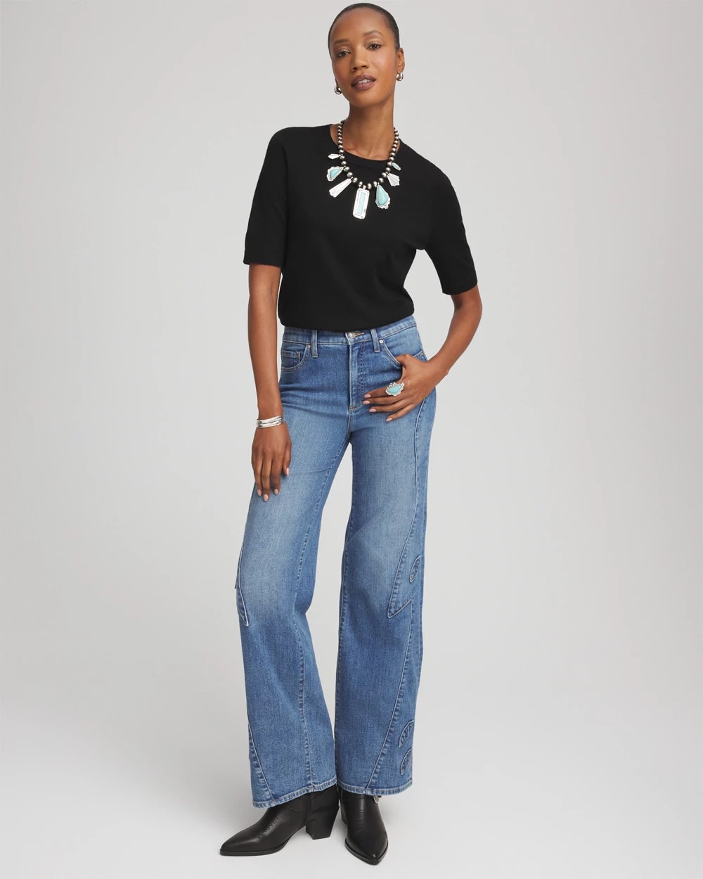 Chico's Sale - Ella Classic-Fit Sweater Tee