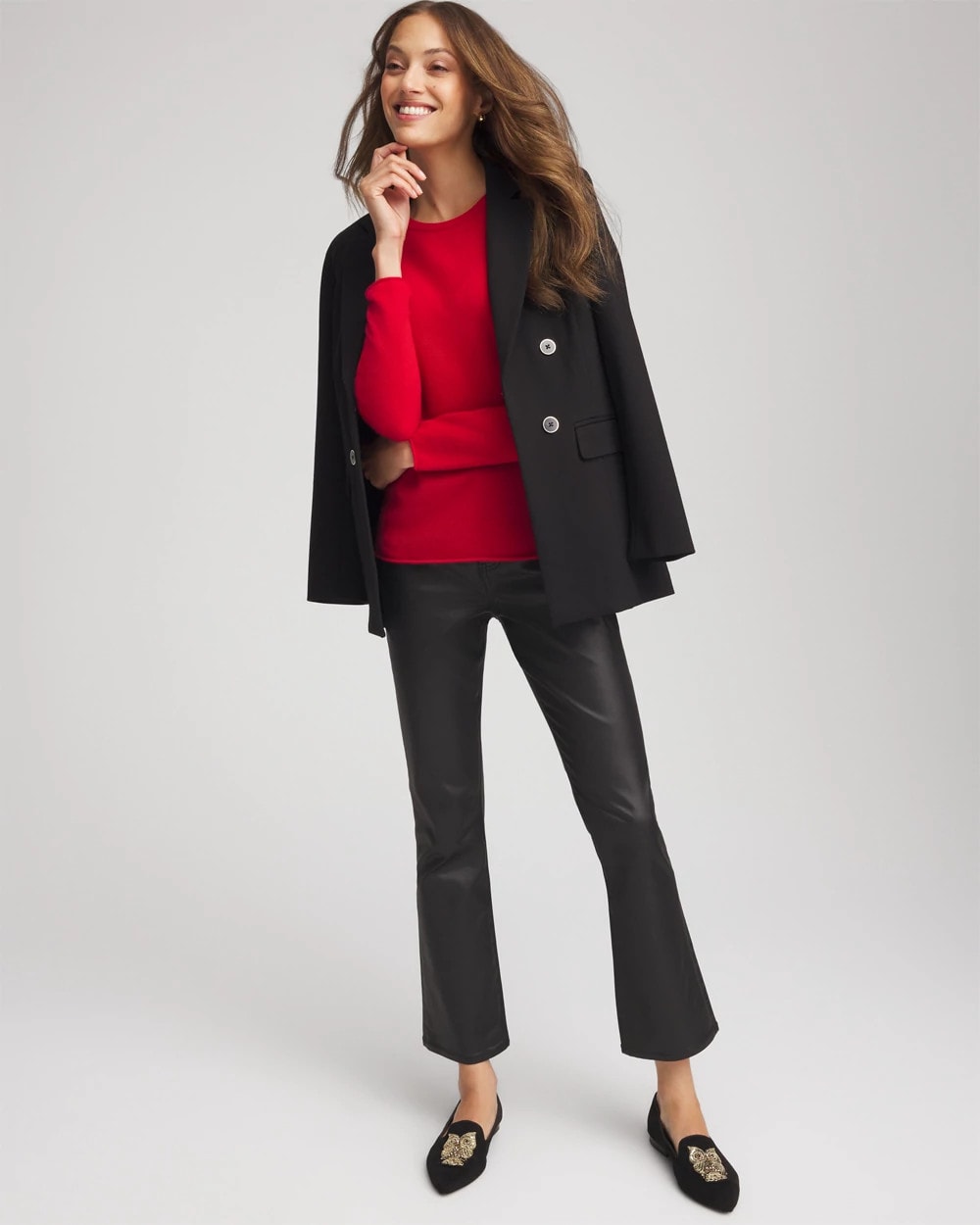 Chico's Outlet - Crewneck Cashmere Pullover Sweater