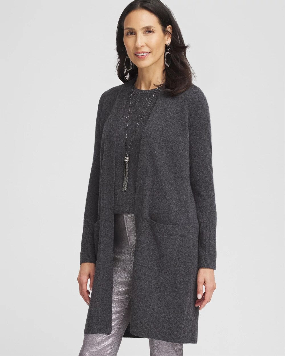 Chico's Discount - Cashmere Duster Cardigan