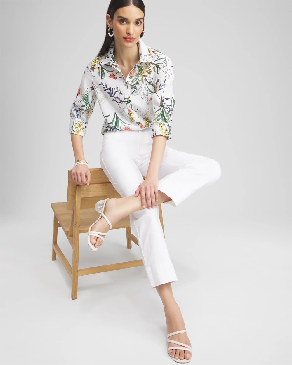Chico's On Sale - Trapunto Straight Leg Cropped Pants