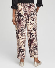 Chico's Outlet - Bengal Marks Crepe Pull-On Ankle Pants