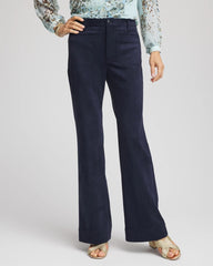 Chico's Online - Faux Suede Bootcut Ankle Pants