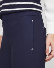 Chico's Discount - Cotton Straight Ankle Trousers