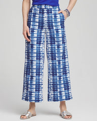 Chico's On Sale - Tie-Dye Linen Cropped Pants