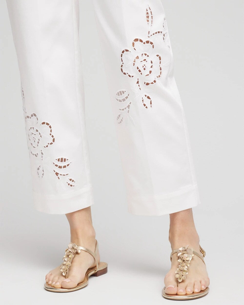 Chico's For Sale - Sateen Cutout Cropped Pants