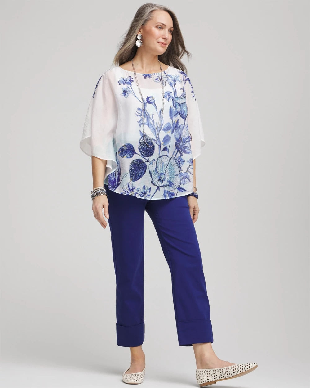 Chico's Outlet - Stretch Sateen Cropped Pants