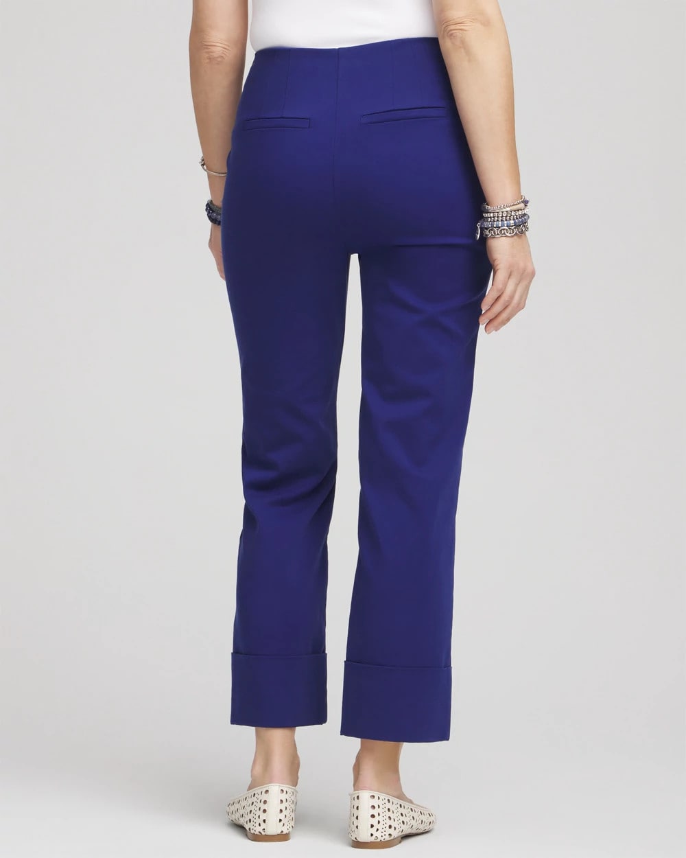 Chico's Outlet - Stretch Sateen Cropped Pants