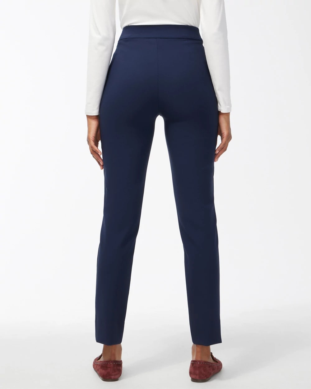 Chico's US - Bi-Stretch Front Seam Slit Ankle Pants