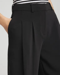 Chico's On Sale - Crepe Pleated Relaxed Pants
