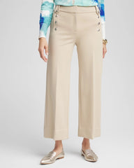 Chico's For Sale - Button Knit Twill Cropped Pants