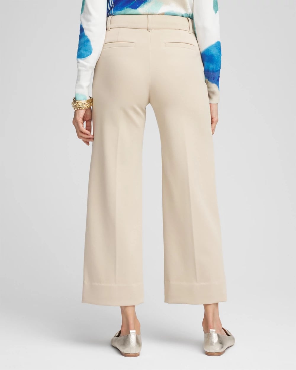 Chico's For Sale - Button Knit Twill Cropped Pants