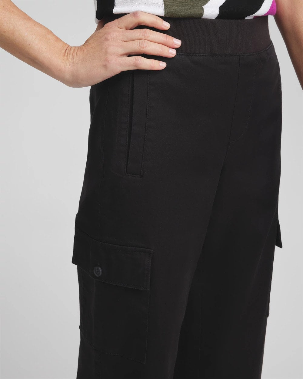 Chico's Outlet - Cargo Straight Leg Cropped Pants