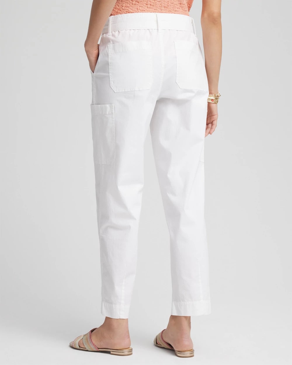 Chico's Online - Poplin Pull-On Tapered-Leg Cropped Pants