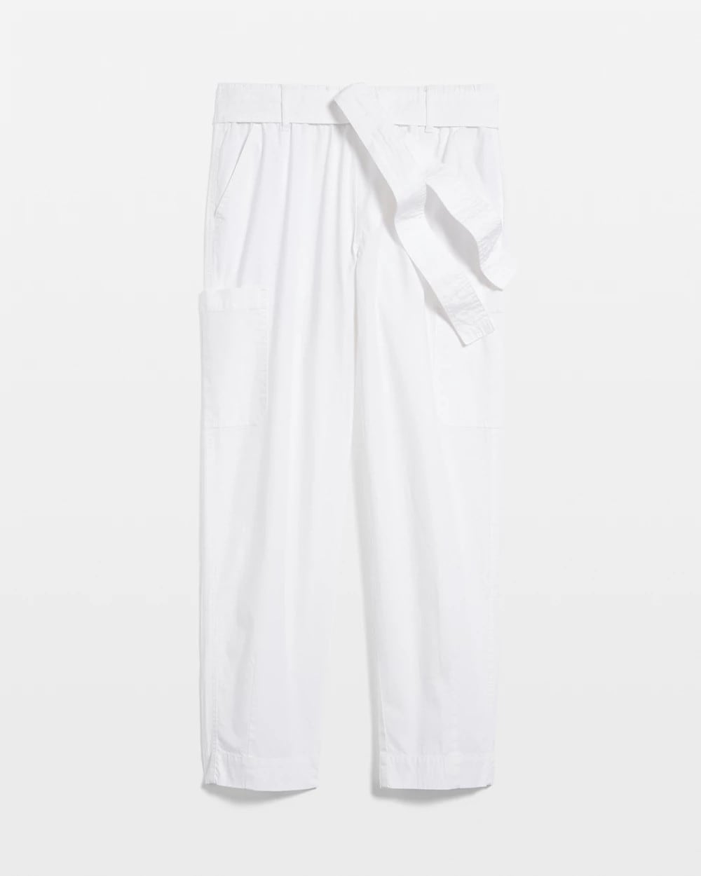 Chico's Online - Poplin Pull-On Tapered-Leg Cropped Pants