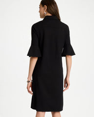 Chico's On Sale - Knit Flounce Sleeve Dress