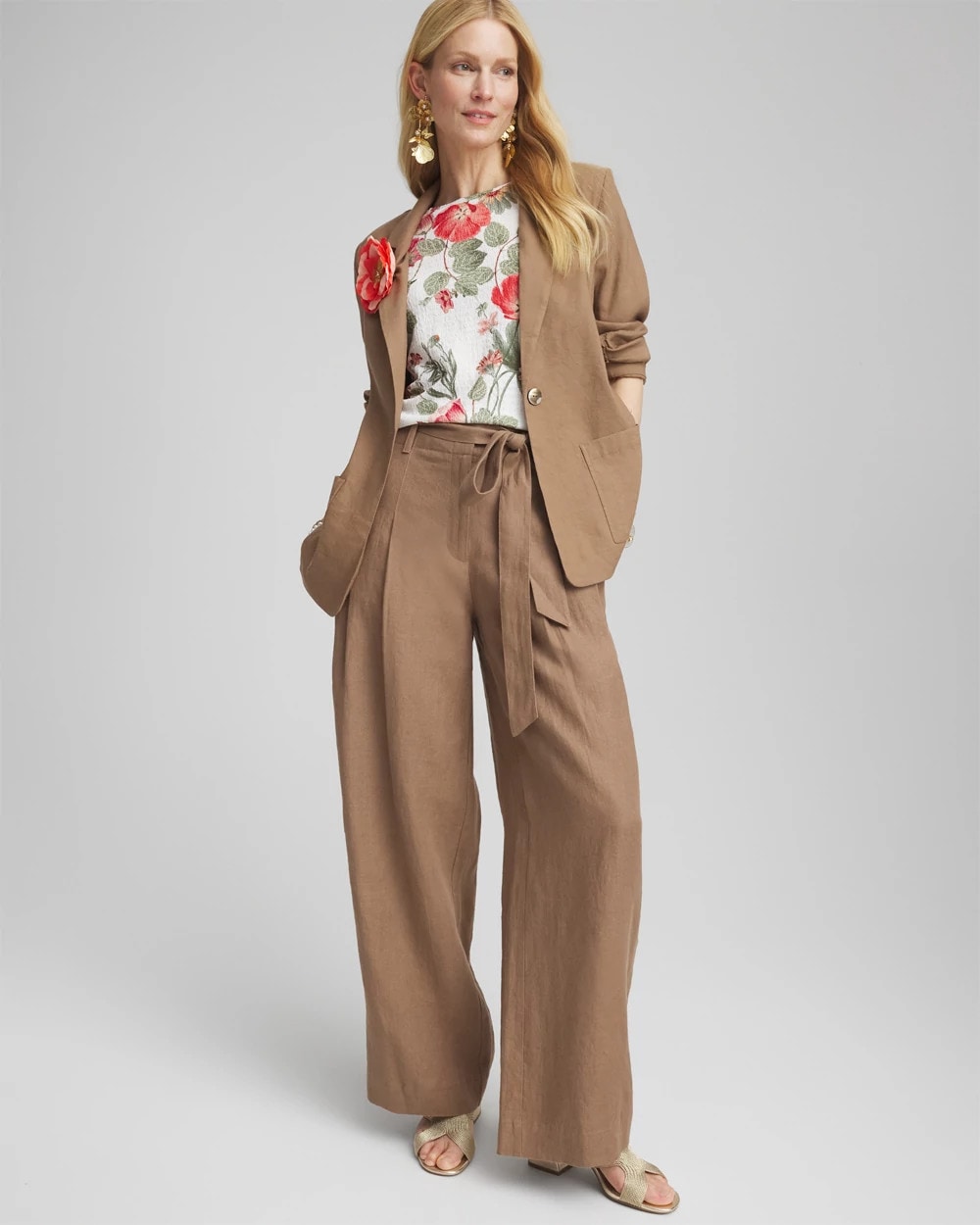 Chico's Discount - Linen Stretch Blazer