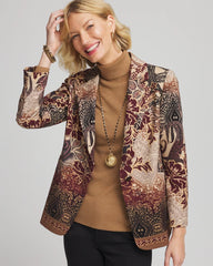 Chico's Sale - Artisanal Print Ponte Blazer