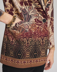 Chico's Sale - Artisanal Print Ponte Blazer