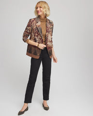 Chico's Sale - Artisanal Print Ponte Blazer