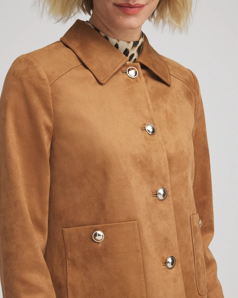 Chico's For Sale - Suede Cropped Jacket