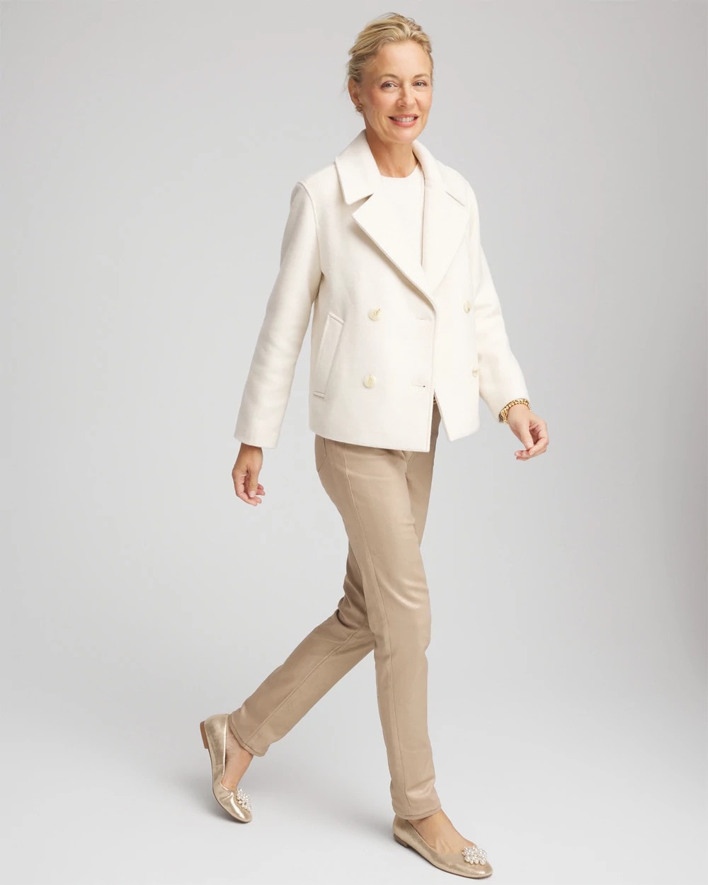 Chico's Outlet - Wool Peacoat