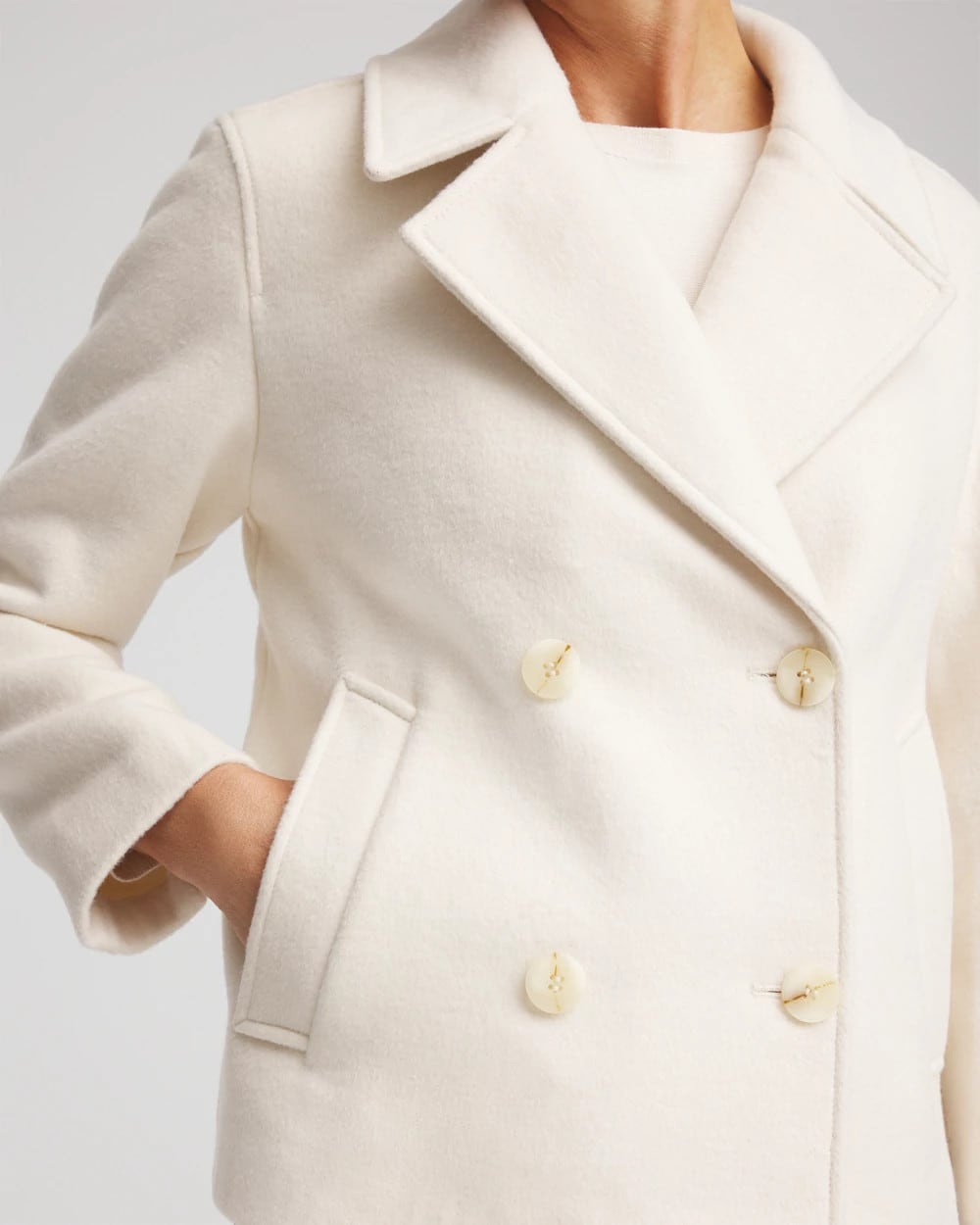 Chico's Outlet - Wool Peacoat