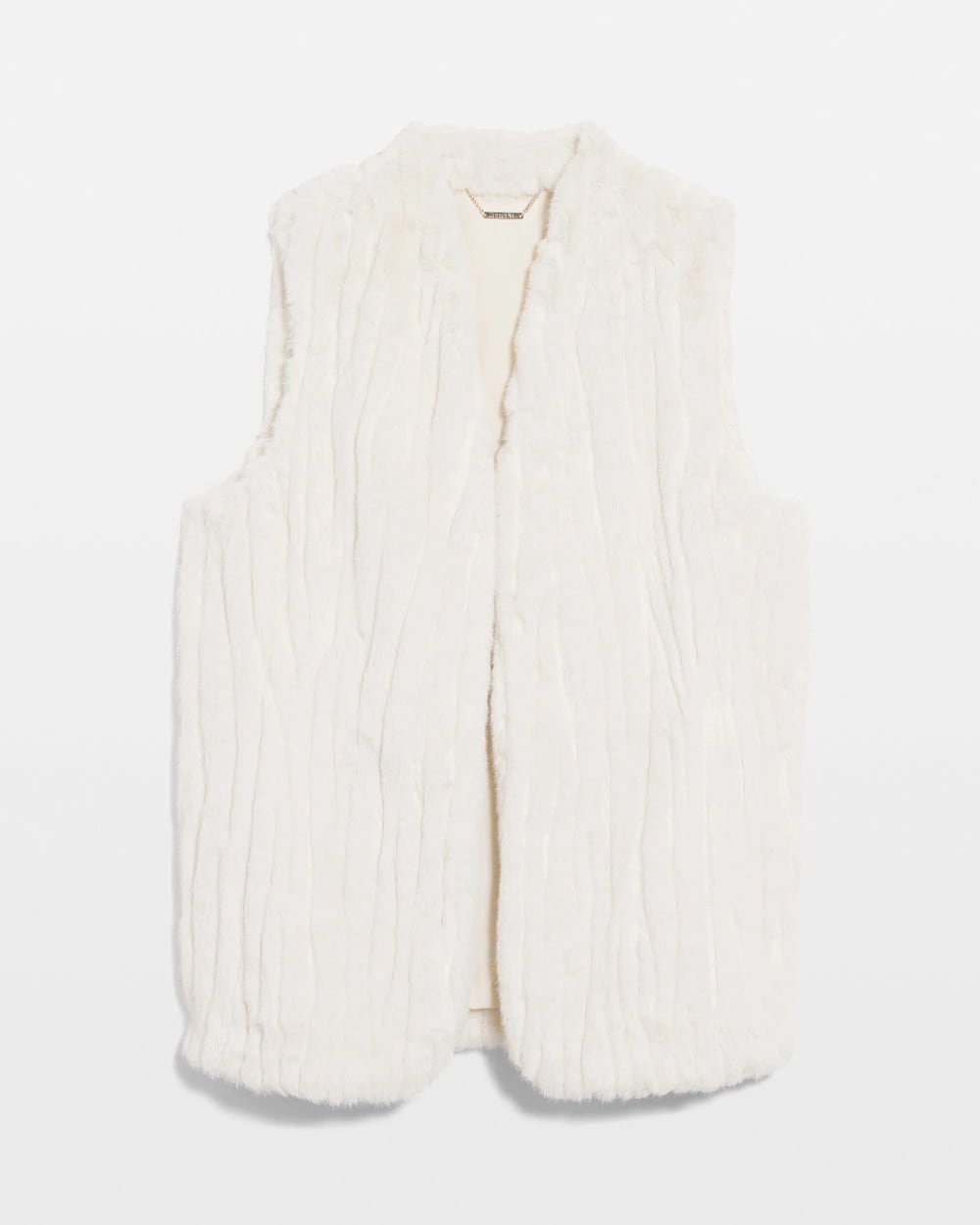Chico's US - Elongated Faux Fur Vest