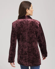 Chico's Crushed Velvet Blazer