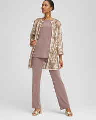 Chico's Sale - Travelers™ Collection Champagne Sequins Jacket