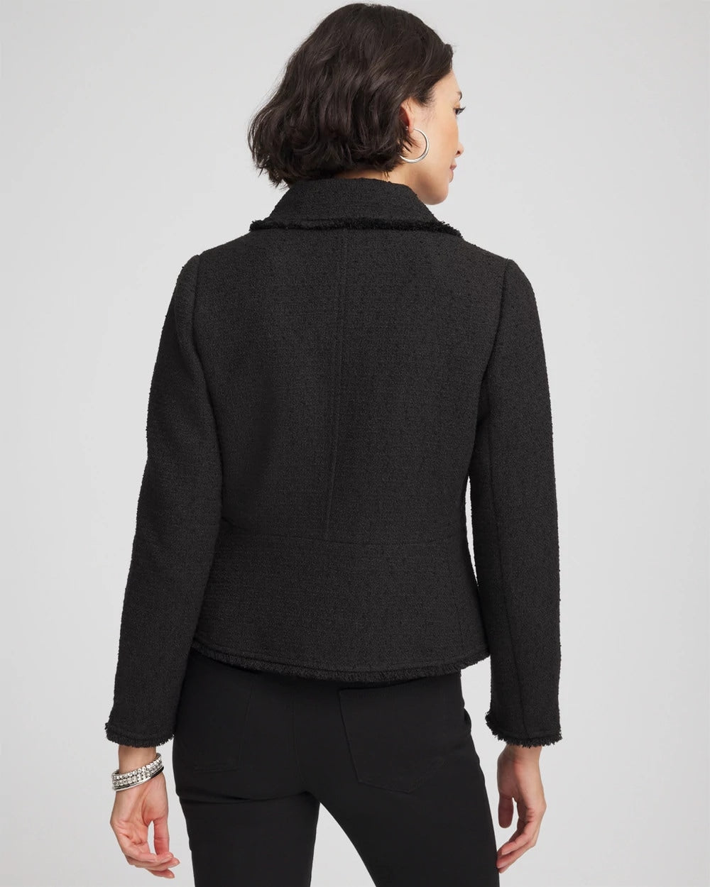 Chico's Sale - Bouclé Peplum Jacket