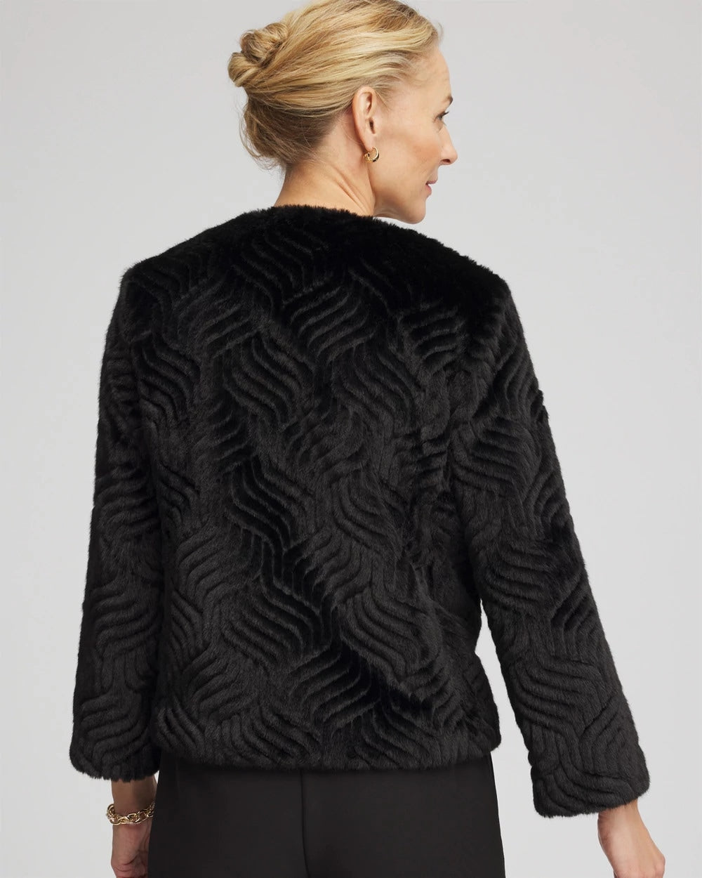 Chico's Online - Pattern Fur Jacket