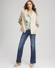 Chico's US - Faux Leather Blazer