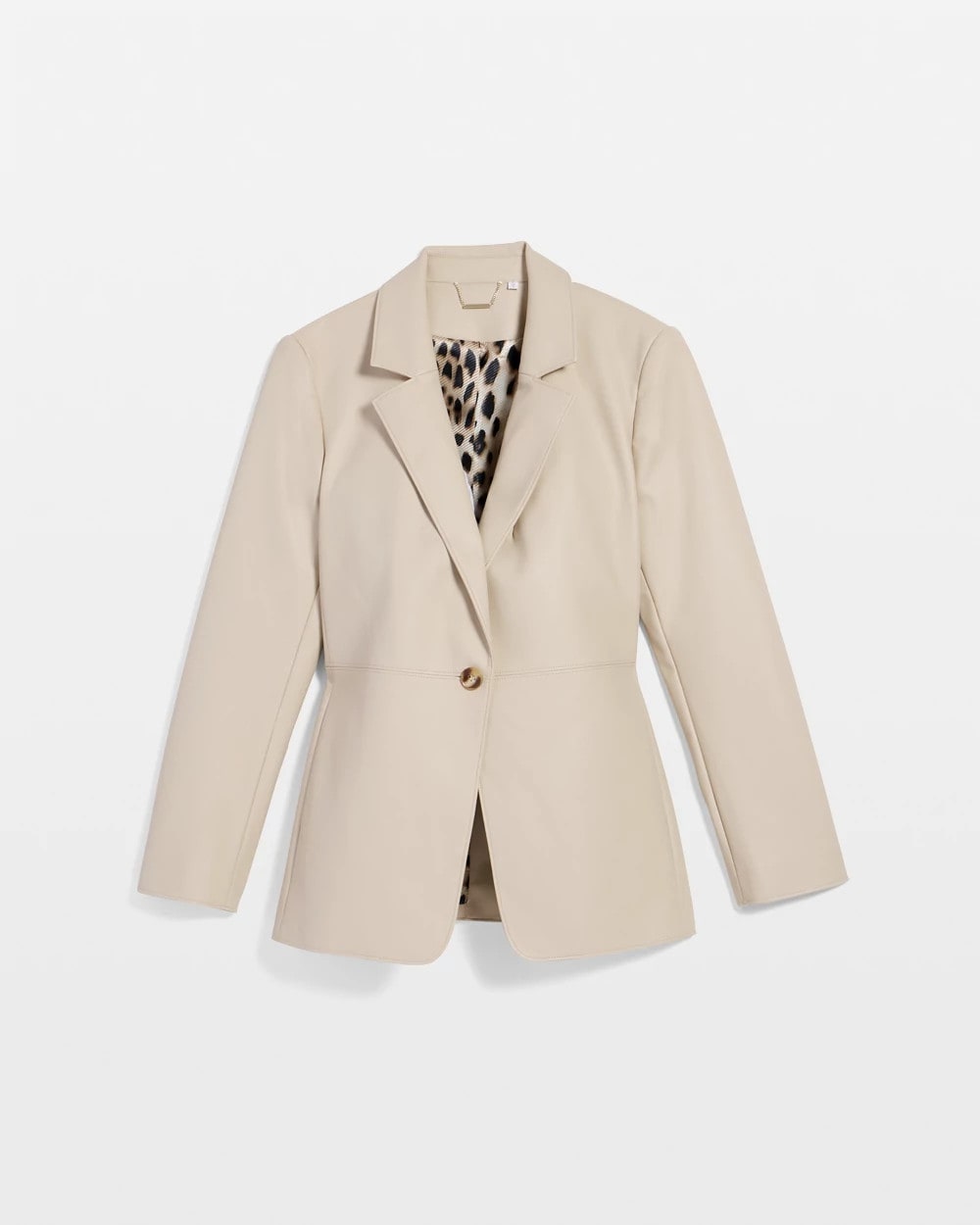 Chico's US - Faux Leather Blazer