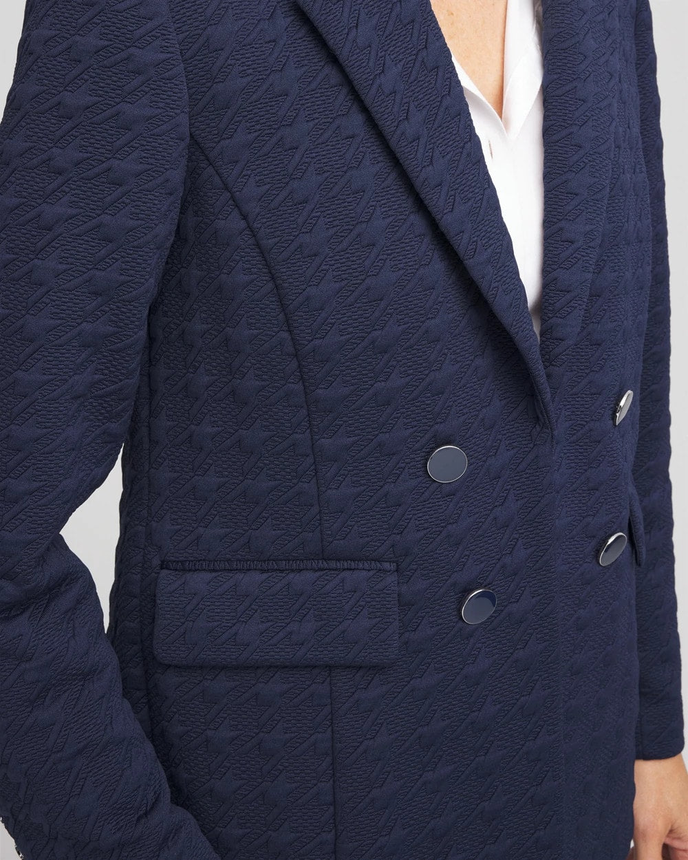Chico's Sale - Textured Single-Breasted Knit Blazer