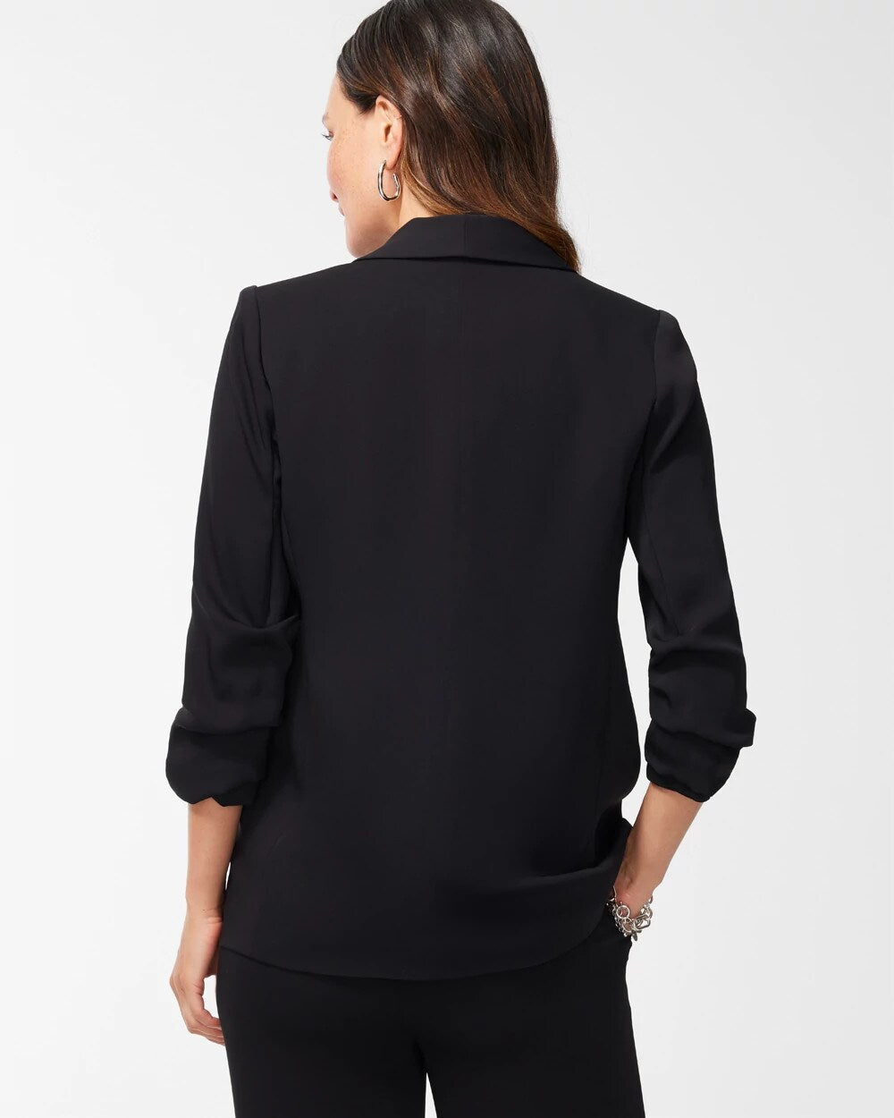 Chico's Outlet - Ruched Sleeve Blazer