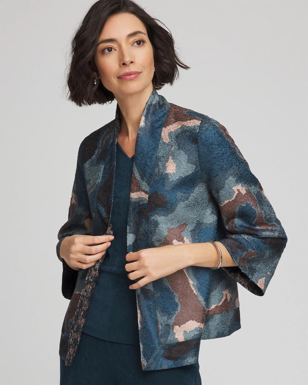 Chico's Online - Travelers™ Collection Crystal Crushed Reversible Jacket