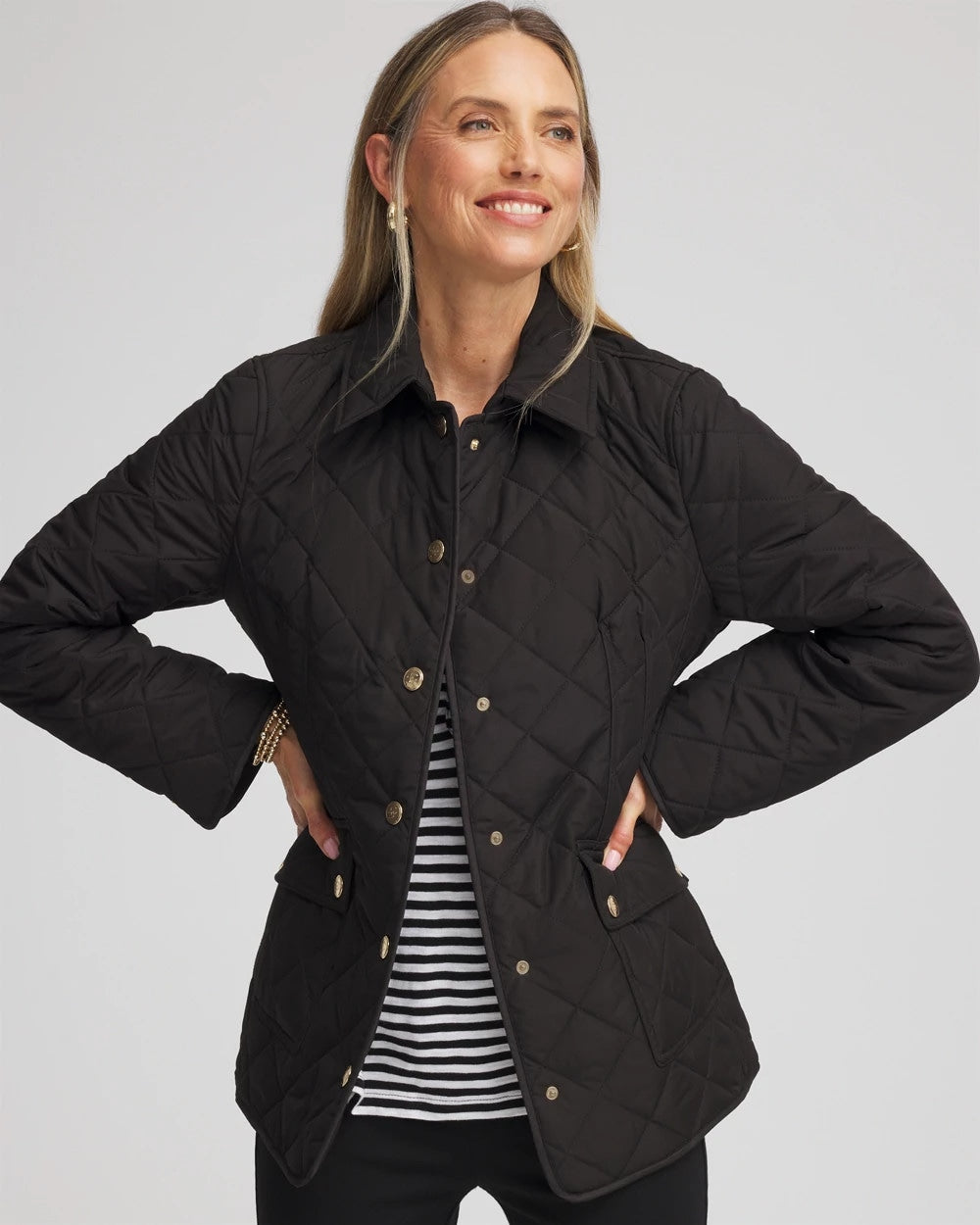 Chico's US - Quilted Barn Jacket