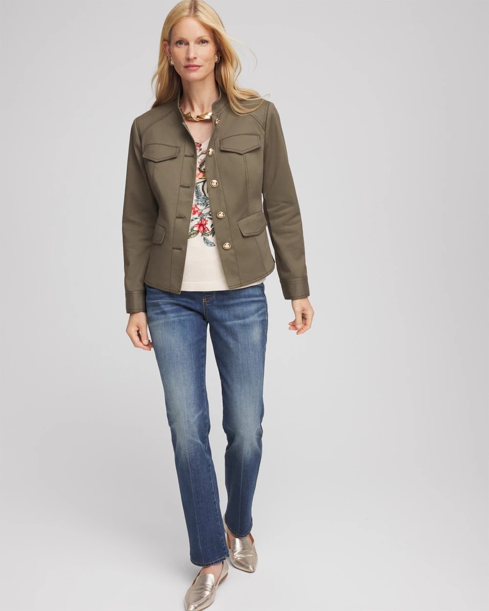 Chico's Online - Peplum Field Jacket