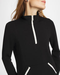 Chico's Discount - Zenergy® Soft Contrast Half Zip Pullover